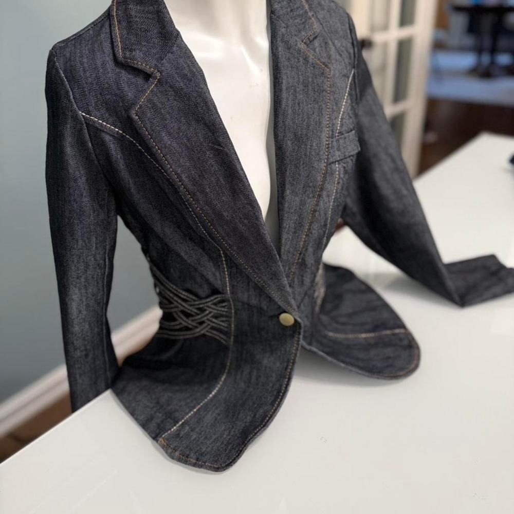 🧥 One 5 One Denim Blazer – Women's Small